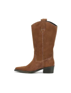 Cowboy Boots KELSEY SUEDE camel 38 damen - Vagabond - FashionsVida