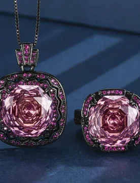 Gold-plated rose cut fat square premium set main stone 14*14 - Aliexpress - FashionsVida