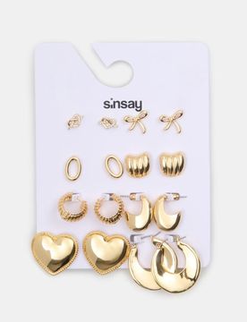 Set di orecchini 8 pack - oro