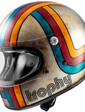 Casco Moto Integrale TROPHY PLATINUM ED. EX 77 BM Si taglia XL