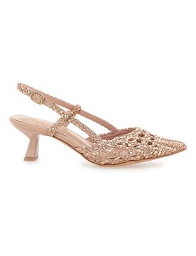 Sandali Slingback a Punta Nude con Tomaia Intrecciata 601 38
