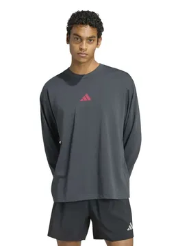 Maglietta A Maniche Lunghe Running State Of Mind Graphic Carbon / Soltur XL
