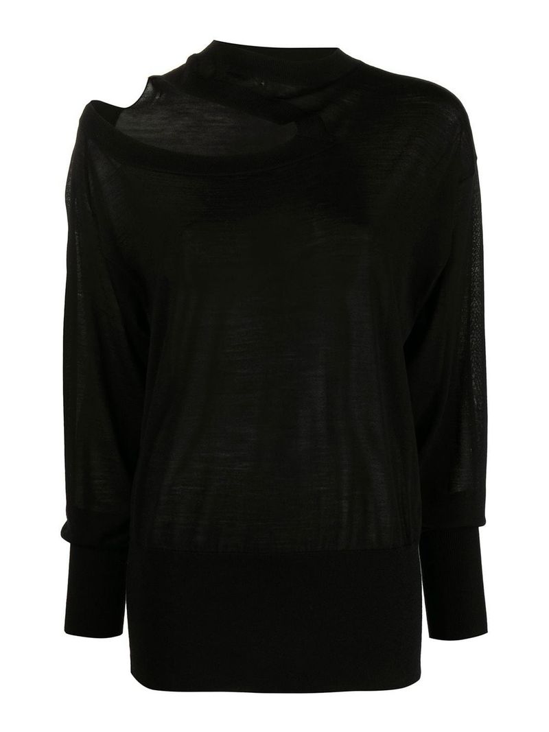Top con dettaglio cut out