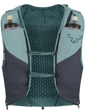 Gilet de trail - Alpine 8 Vest Smoke Blue/Cinder - Taille XL - Bleu - Dynafit - FashionsVida