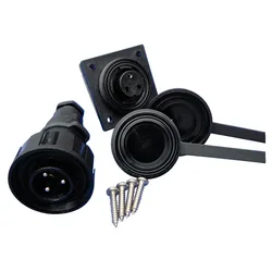 Pins Sealed Plug 10a Black One Size unisex