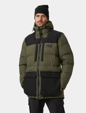 Men's Patrol Puffy Insulated Jacket Green M - Utility Green - Male - Helly Hansen - FashionsVida