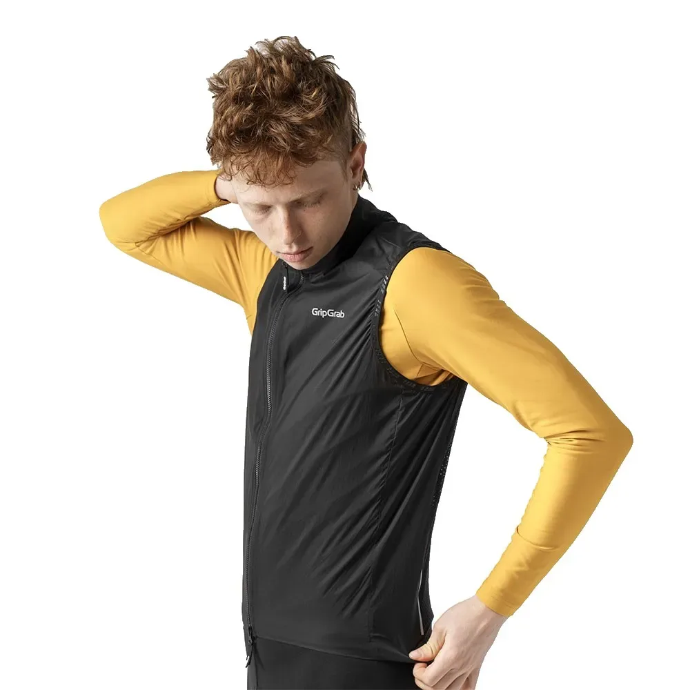 Gilet Pacr Windproof Lightweight Black - GripGrab - FashionsVida