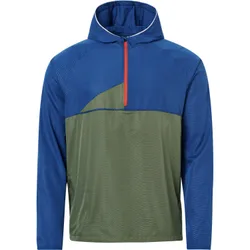 Wind-Hoodie Lanark Stretch, grün/blau l