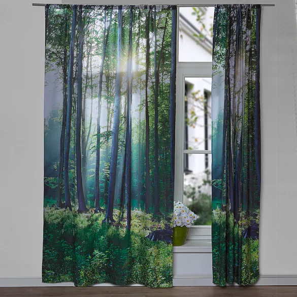 Vorhang "Wald", 140 x 230 cm - Home Deco - FashionsVida