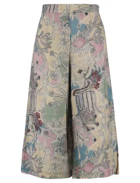 Hose, 7/8-Länge, Allover female - 40 - FashionsVida