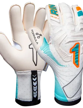 Gants De Gardien De But Nikam Pro White / Green Aqua 7 unisex