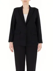 Blazer misto viscosa NERO L