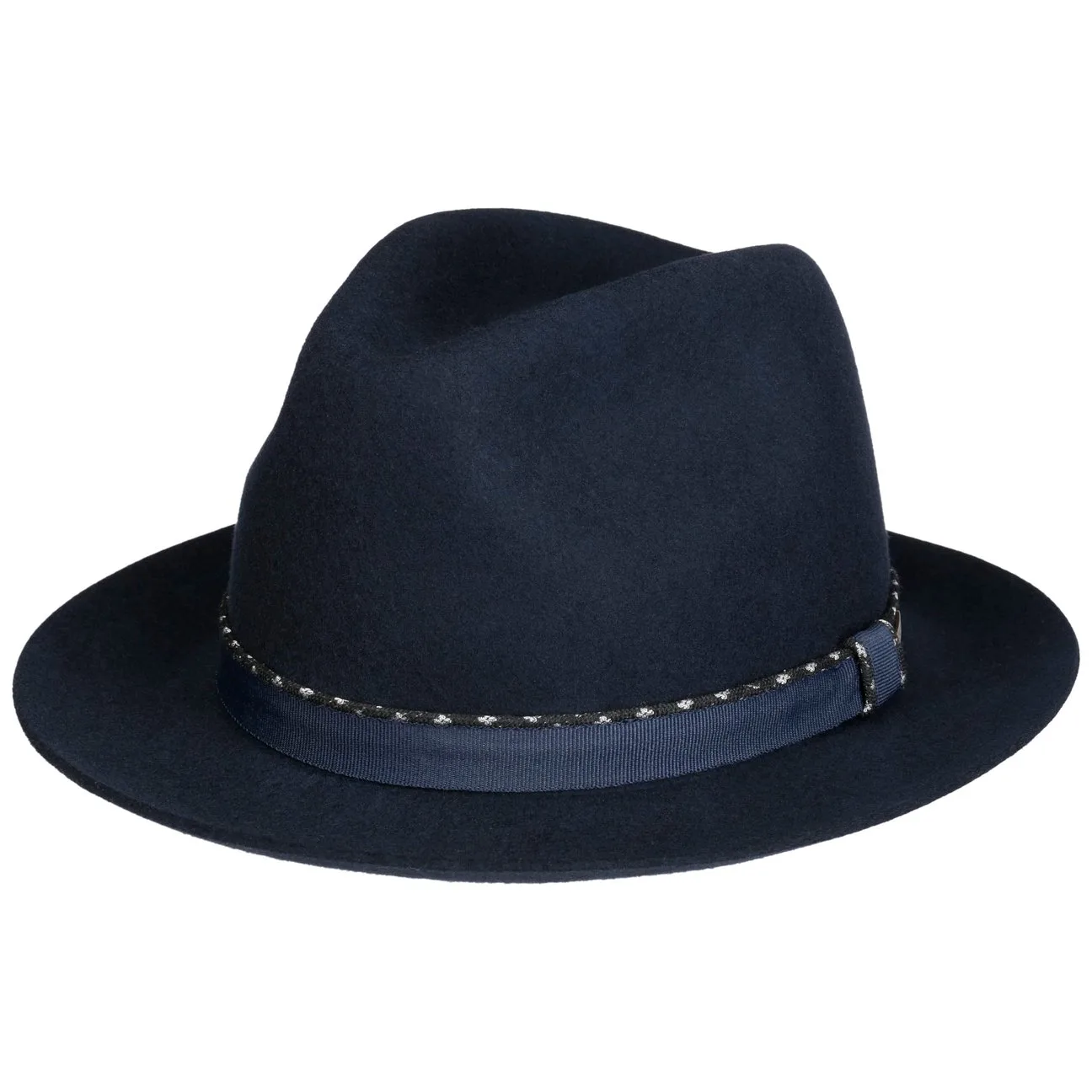 Malcon Player Wool Hat by - navy - Female - Size: M (56-57 cm) - Stetson - FashionsVida