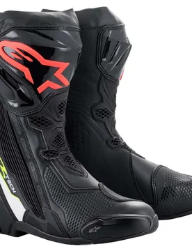 Stivali Moto Racing SUPERTECH R Nero Rosso Giall taglia 41 - Alpinestars - FashionsVida