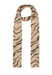Nova Tiger Necktie In Brown - One Size