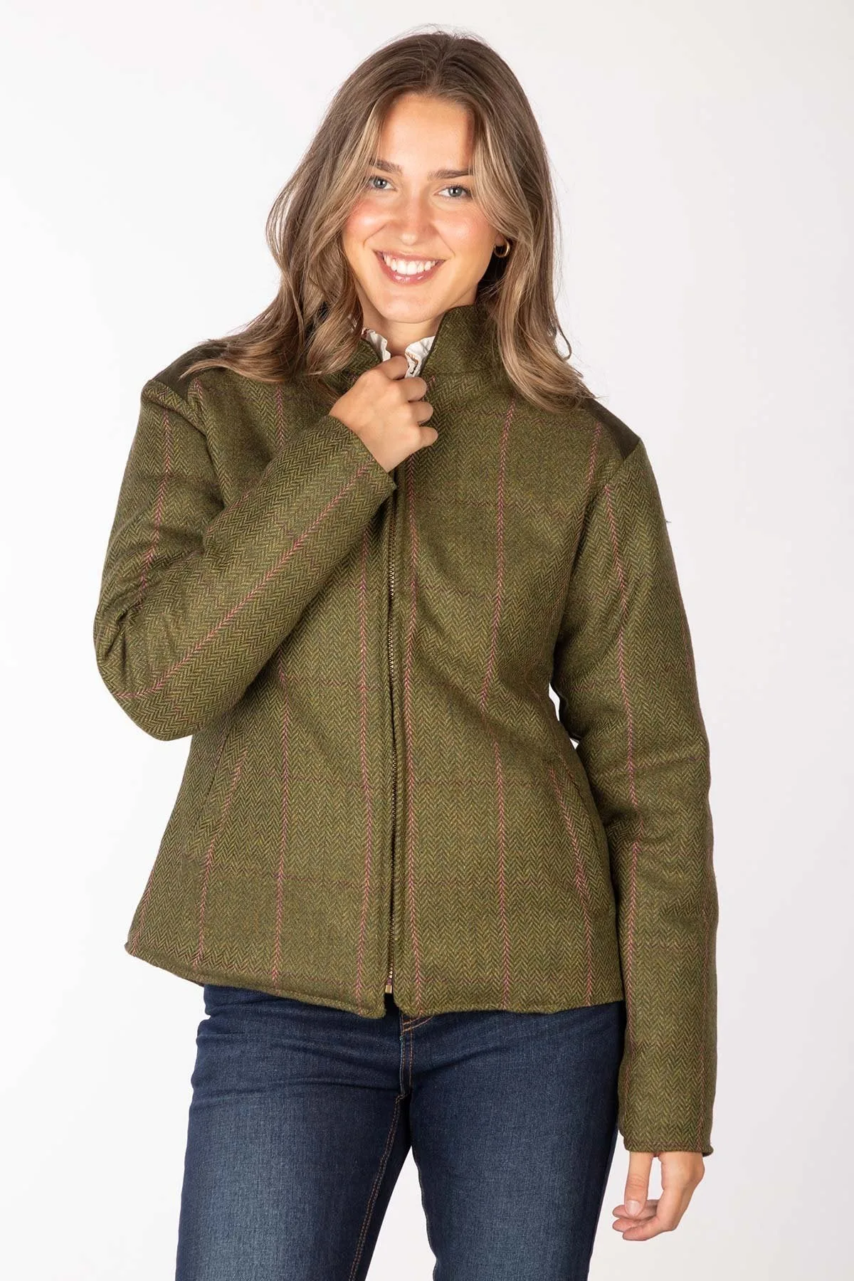 Haworth Womens Padded Tweed Jacket - - Size: 14 - Rydale - FashionsVida