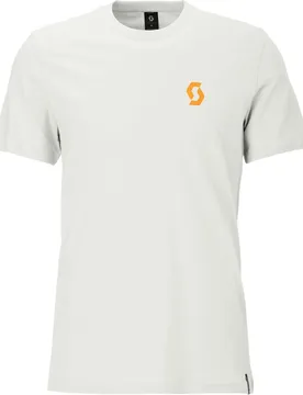 Backprint Herren T-Shirt, weiß XXL