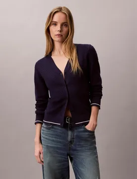 Cárdigan Mujer punto cable - Calvin Klein Jeans - FashionsVida