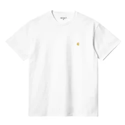 Chase Tee White / Gold S Herren