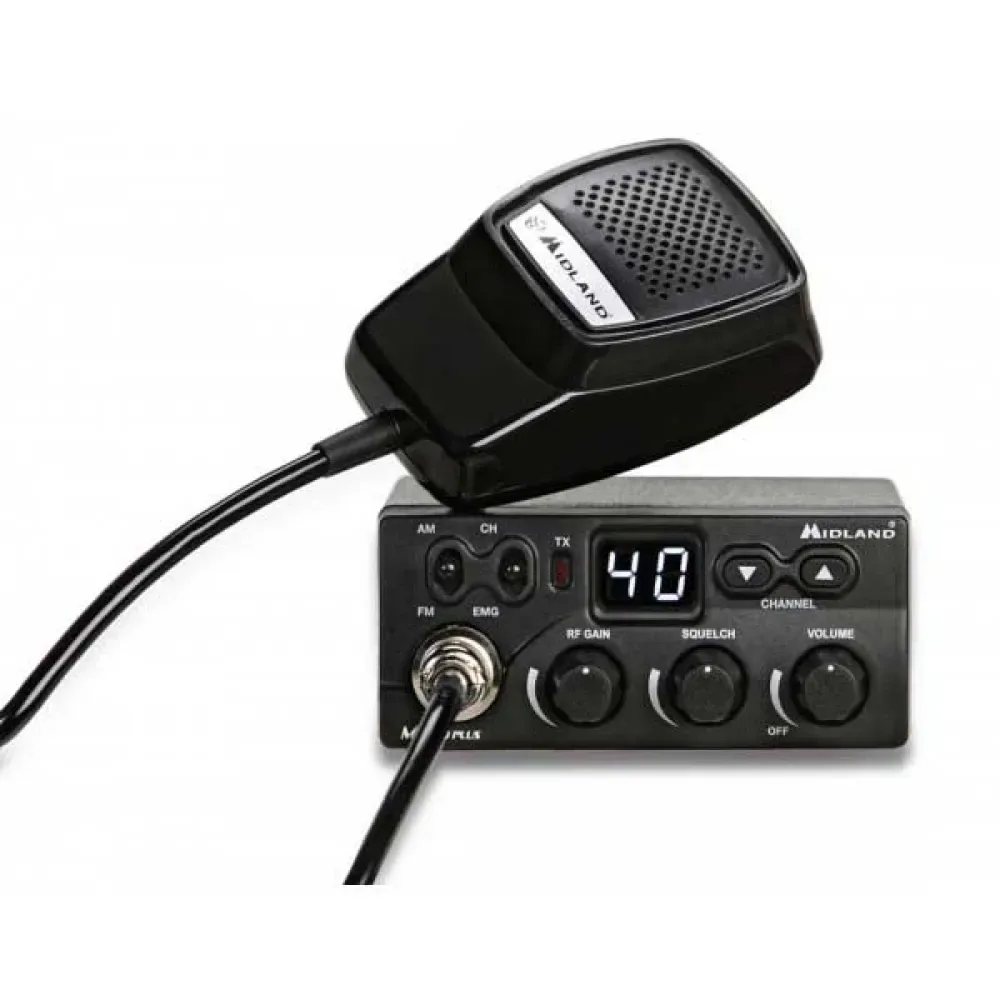 M Zero Plus Cb Radio Station Black One Size unisex - Midland - FashionsVida