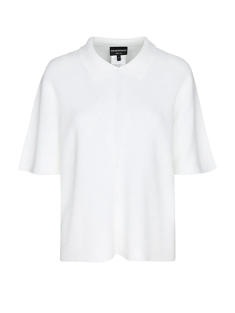 Polo en maille blanc S - Emporio armani - FashionsVida