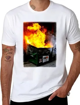 Dumpster Fire T-Shirt men t shirt cotton 100% t shirts for man pack cotton T-Shirt - Aliexpress - FashionsVida