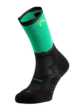Calzini Corti Rise Five Black / Green EU 45-47