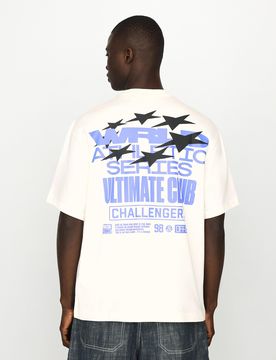 T-Shirt Manches Courtes Imprimé L Blanc