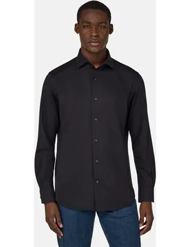 Camisa estilo polo de punto jersey japonés corte regular - Boggi Milano - FashionsVida