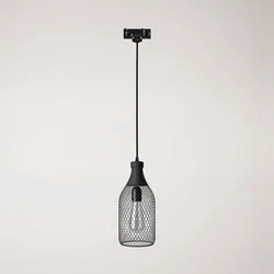 Cables Lampe Suspendue Jéroboam Bottle Track Eutrac Black One Size