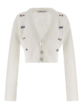 Cardigan mohair cardato