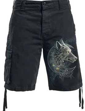 Short - Celtic Wolf - S bis M - für Männer - Größe S - schwarz - Männer - male - Spiral - FashionsVida