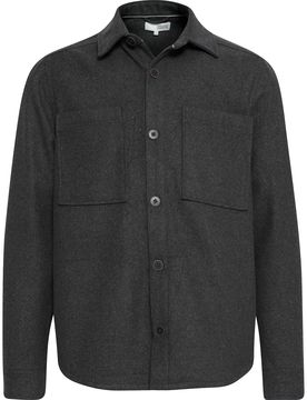 Solid Camisa 'Tam' gris moteado