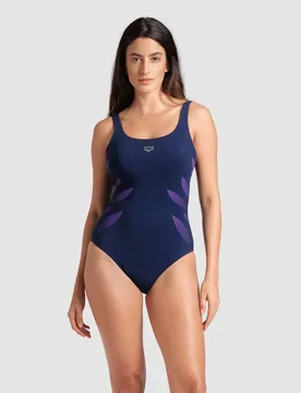 Milena Wing Back Damen Badeanzug, blau 50 - Arena - FashionsVida
