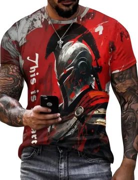 Spartan Men's T-Shirt Vintage Shirt Tees 3D Spartan Graphic Clothing Summer Quick-Drying Breathable Street For Mens T-Shirt - Aliexpress - FashionsVida