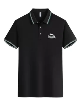 LONSDALE - Breathable Men's Polo Shirt, Collared Shirt, Business Casual, High-Quality, Summer New Style. Multiple colors availab - Aliexpress - FashionsVida