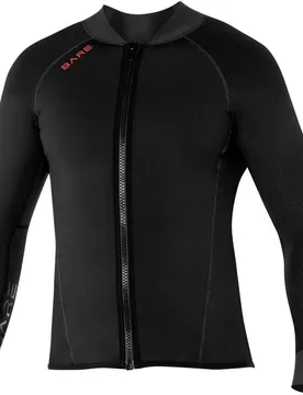 T-shirt Termica A Maniche Lunghe Con Zip Intera Exowear 2 Mm