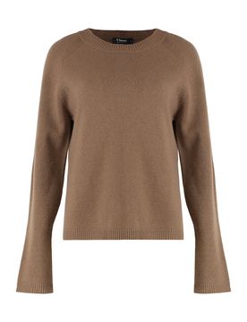 S MAX MARA Essential Wool-Cashmere Crewneck Sweater