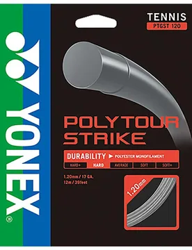 Poly Tour Strike Tennis Reel String 200 M Cool Black 1.20 mm - Yonex - FashionsVida