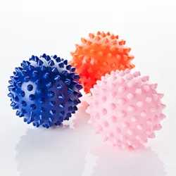 Massage-Bälle pink, aqua, grau 3er-Set