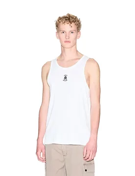 Exchange T-shirt Sans Manches Xm001794_af19963 Off White XS - Giorgio Armani - FashionsVida