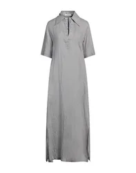 Vestido largo Mujer Gris perla XS Mujer