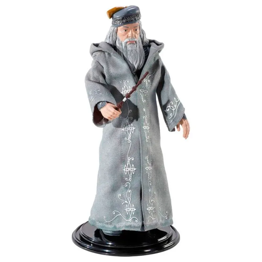 Bendyfigs Dumbledore Avec Baguette 19 Cm Multicolor One Size unisex - Noble Collection - FashionsVida