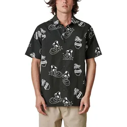 Chemise à Manches Courtes Underground Holiday Black XL