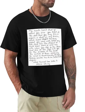 Alex Turner_s love letter to Alexa Chung T-Shirt Gym Exercise Short Sleeve T-Shirt - Aliexpress - FashionsVida