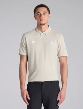 Manchester United x Golf Ultimate365 Tour Seamless Polo Shirt Beige XL - Adidas - FashionsVida