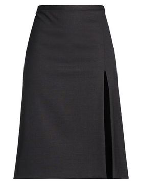 Falda midi Mujer Carbón 40 Mujer