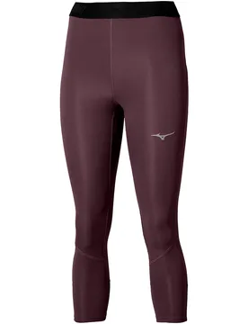 Core Impulse Short Leggings Raisin S Women - Mizuno - FashionsVida