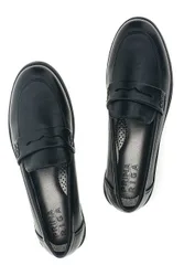 Mocassino Nero con Traversina Prima riga MINA1930 38