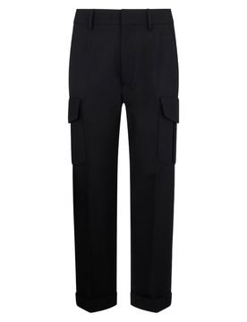 Dsquared2 pantalone nero uomo cargo
